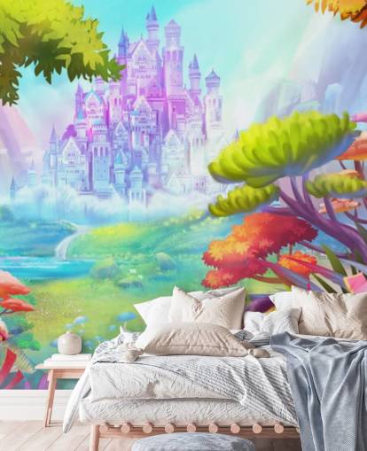 colourful fairy princess castle wallpaper colourful fairy princess castle wallpaper