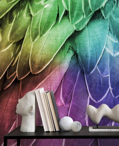 Pastelli papukaija Tulosta Mural