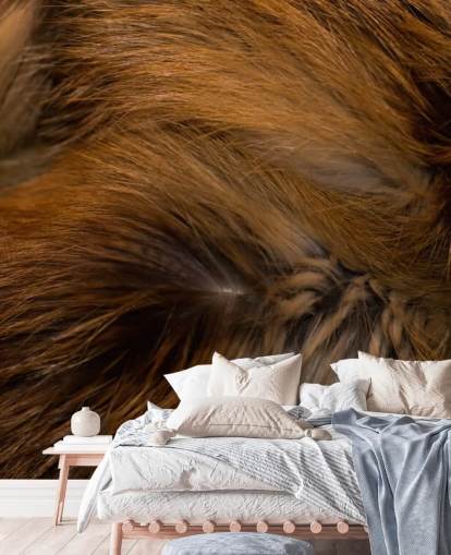 Ruskea karhu Fur Tulosta seinämaalaus Ruskea karhu Fur Tulosta seinämaalaus