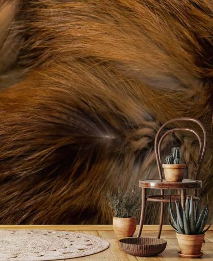 Brun Björn Päls Print väggmålning Brun Björn Päls Print väggmålning