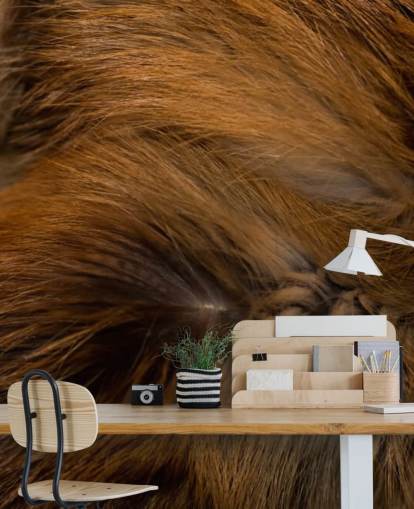 Brown Bear Fur Print Wall Mural Brown Bear Fur Print Wall Mural