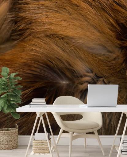 Brown Bear Fur Print Wall Mural Brown Bear Fur Print Wall Mural