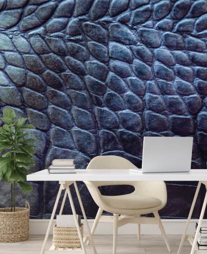 Papier Peint Fresque Croco Noir Papier Peint Fresque Croco Noir