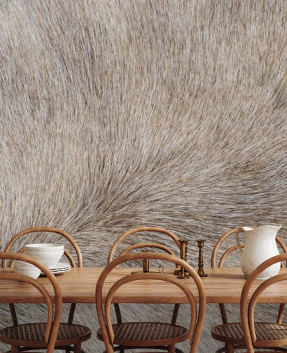 Grey Horse Hair Print Wallpaper Grey Horse Hair Print Wallpaper