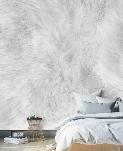 Arctic Hare Print Wallpaper