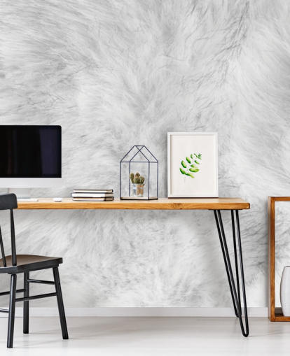 Arctic Hare Print Bakgrunn Arctic Hare Print Bakgrunn