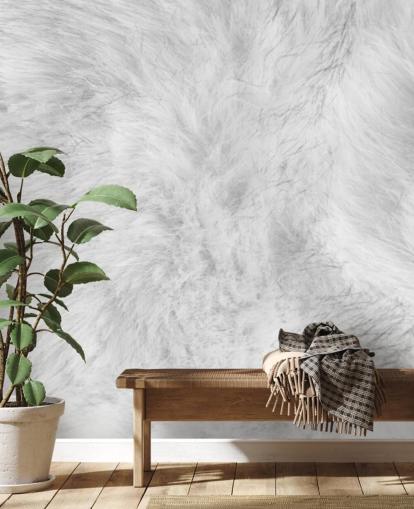 Arctic Hare Print Bakgrunn