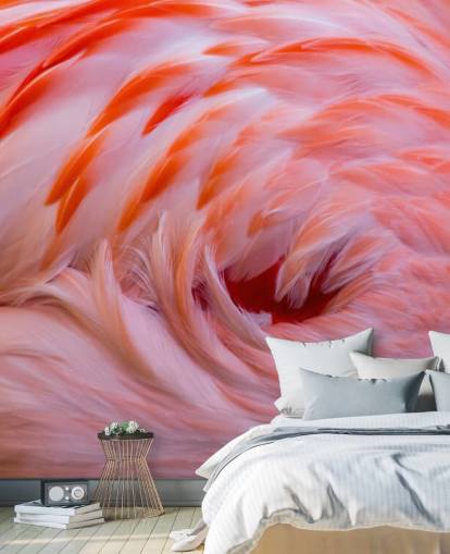 Flamingo Swirl vægmaleri Flamingo Swirl vægmaleri