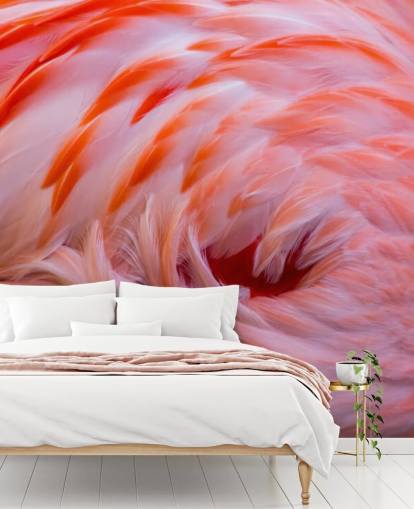 Flamingo virvel väggmålning Flamingo virvel väggmålning