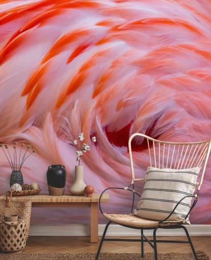 Flamingo pyörre seinämaalaus