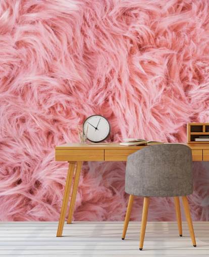 Pink Sheep Rug Wall Mural Pink Sheep Rug Wall Mural