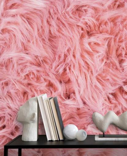 Pink Sheep Rug Wall Mural Pink Sheep Rug Wall Mural
