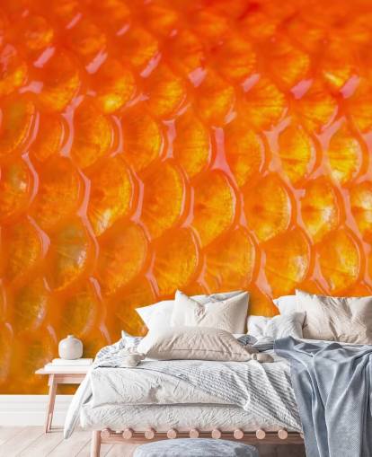 Goldfish Print Wall Mural Goldfish Print Wall Mural