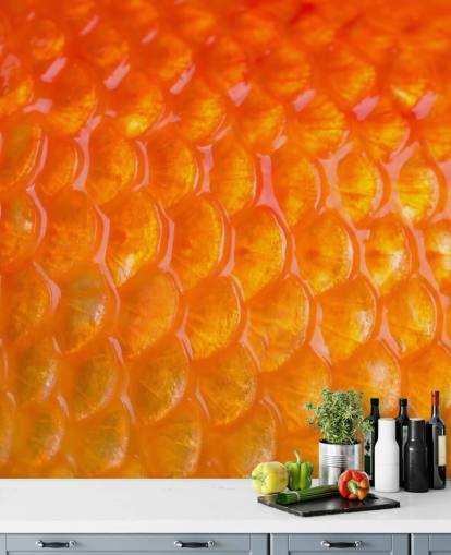Papier Peint Fresque Poisson Rouge