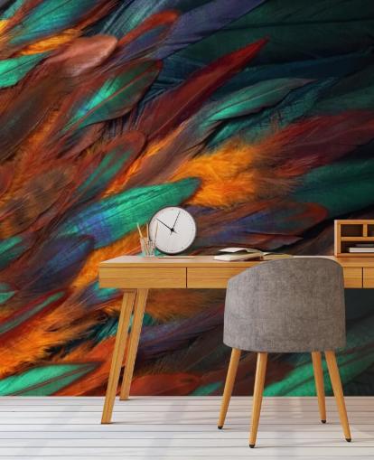 Dekadent Fjer Print Baggrund Dekadent Fjer Print Baggrund