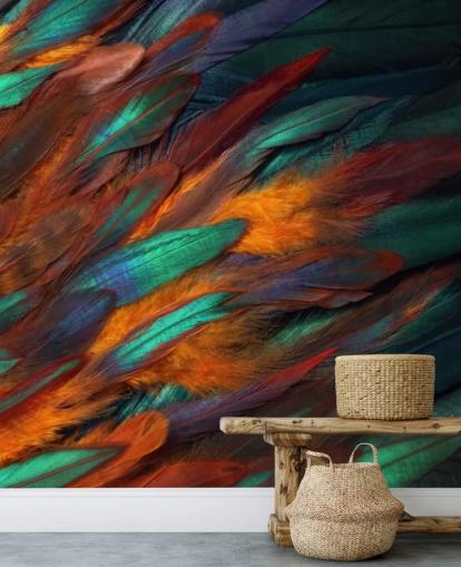 Decadent Feather Print Wallpaper Decadent Feather Print Wallpaper