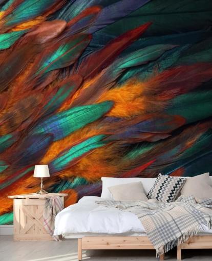 Decadent Feather Print Wallpaper Decadent Feather Print Wallpaper