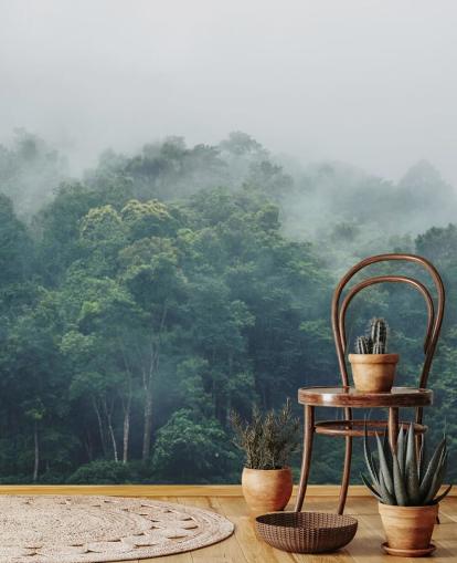 Papier peint Misty Jungle