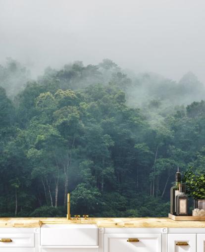 Papier peint Misty Jungle