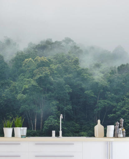 Misty Jungle Behang