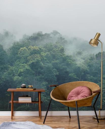 Misty Jungle Wallpaper