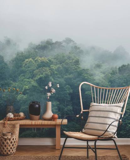 Papier peint Misty Jungle Papier peint Misty Jungle