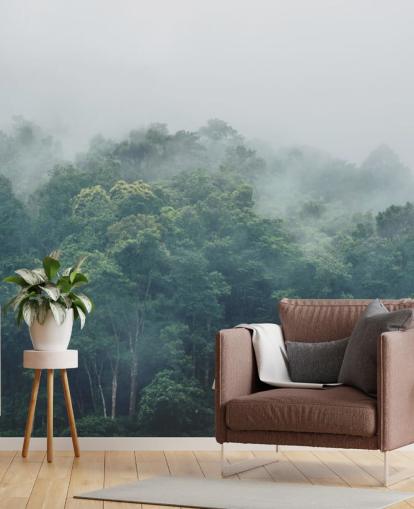 Papier peint Misty Jungle Papier peint Misty Jungle