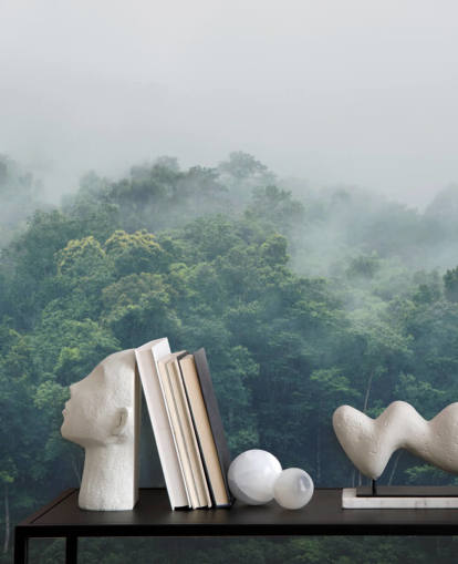 Misty Jungle Wallpaper