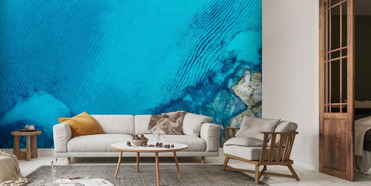 Blue Lagoon Wallpaper Mural | Wallsauce AU
