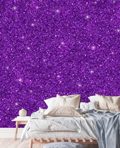 Purple Glitter Wallpaper