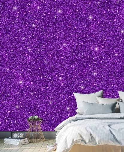Purple Glitter Wallpaper