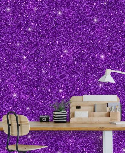 Purple Glitter Wallpaper