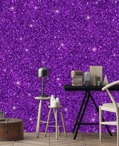 Purple Glitter Wallpaper