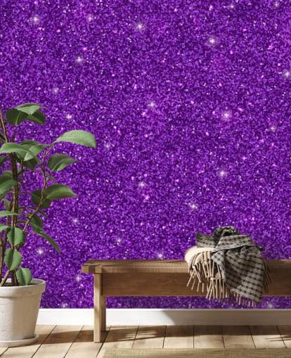 Purple Glitter Wallpaper