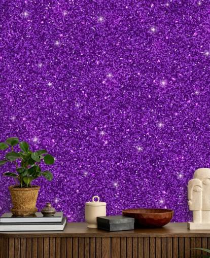 Purple Glitter Wallpaper