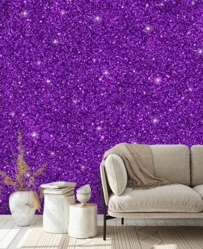 Purple Glitter Wallpaper