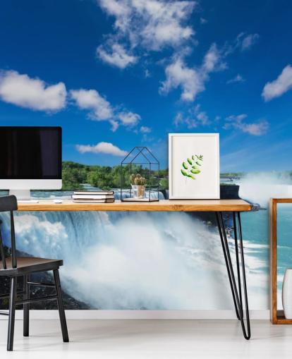 Decorazione murale con cascate del Niagara