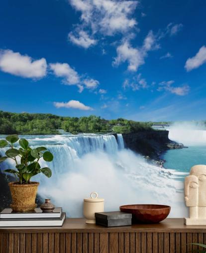 Decorazione murale con cascate del Niagara