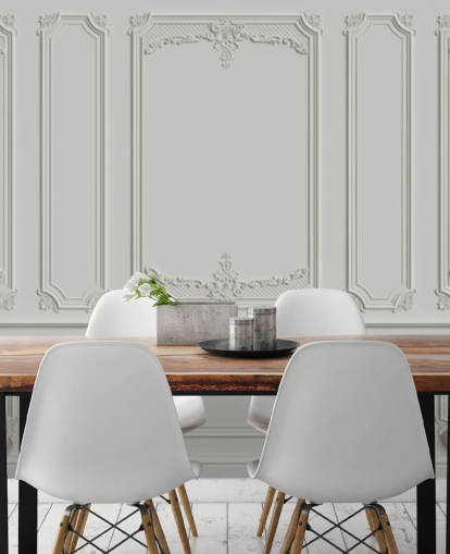 utsmykkede hvitt panel tapet utsmykkede hvitt panel tapet