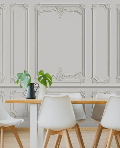 utsmyckade vit panel tapeter utsmyckade vit panel tapeter