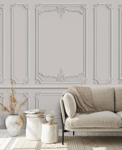 papel pintado panel blanco adornado papel pintado panel blanco adornado