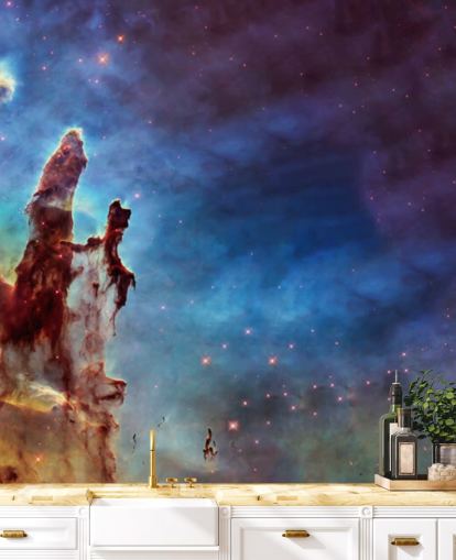 Orange Nebulosa klo mot färgstark bakgrund Orange Nebulosa klo mot färgstark bakgrund