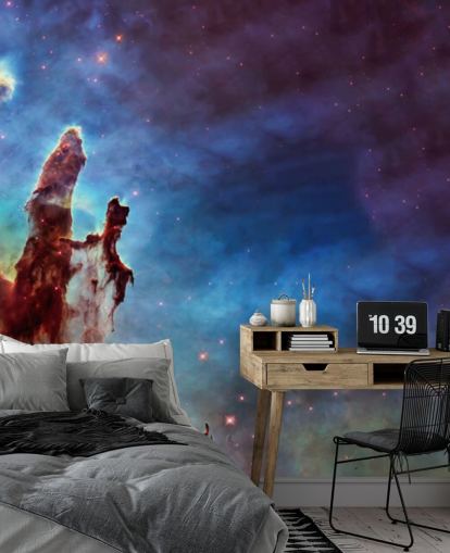 Orange Nebulosa klo mot färgstark bakgrund Orange Nebulosa klo mot färgstark bakgrund