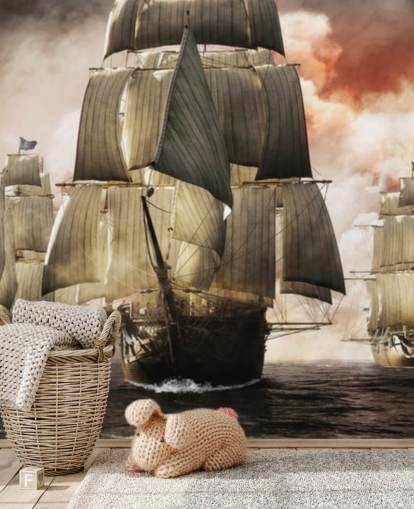 Descargar el fondo de pantalla de barcos piratas