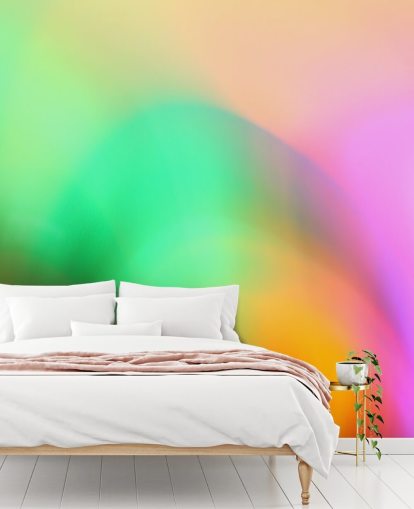 Decorazione murale astratta colorata