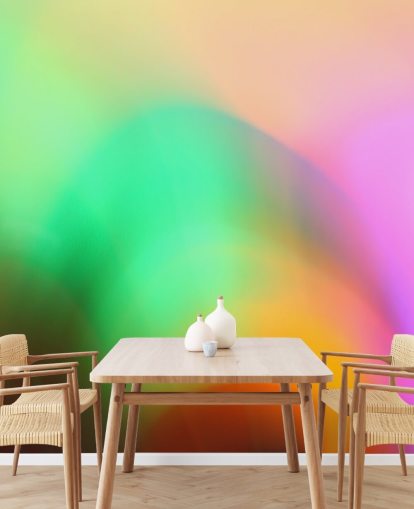 Decorazione murale astratta colorata