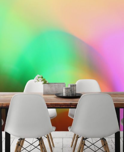 Mural abstracto colorido resplandor