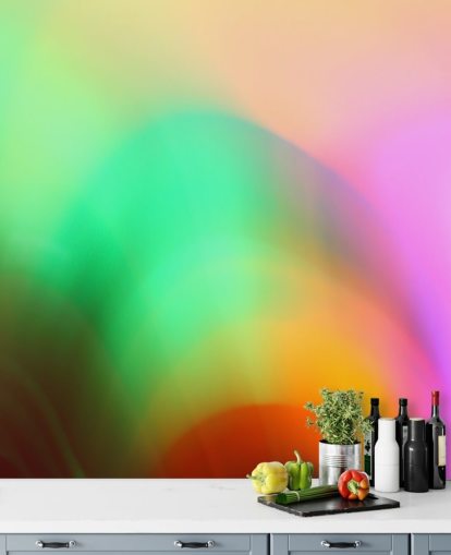 Buntes Glühen abstraktes Wandbild Buntes Glühen abstraktes Wandbild