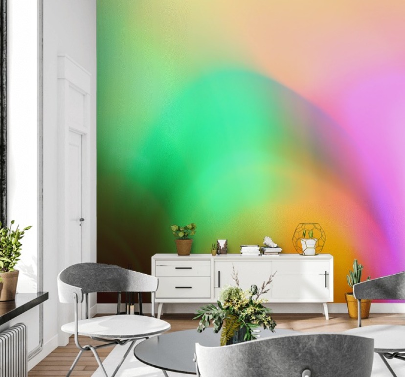 3D Color Waves 71085 Shandra Smith Wall Mural Wall Murals