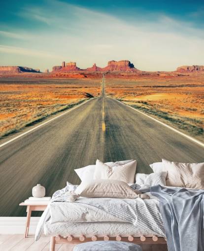 Fondo de pantalla de carretera en desierto Fondo de pantalla de carretera en desierto